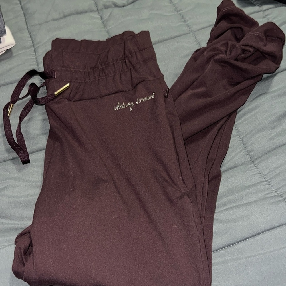 Maroon Whitney Simmons leggings